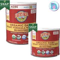 Sữa Earth’s Best Organic Đỏ 595g - 907g của Mỹ (date 2027)
