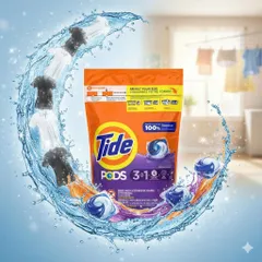 Túi viên giặt tide pods 3in1 39 viên của Mỹ (Cam kết hàng chính hãng USA)