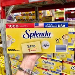 Đường ăn kiêng Splenda Zero Calorie Sweetener Pack 1kg của Mỹ 1000 gói