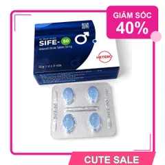 Sản Phẩm Chính Hãng Loại 1 - Viên Hỗ Trợ Cho Nam Giới Sife - 50 - Hộp 4 Viên