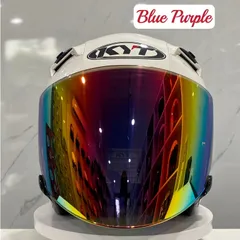 (KHÔNG GỒM NÓN) Kính Revo Blue Purple Siêu Đẹp Gắn Được Cho Nón Bảo Hiểm KYT và KLT
