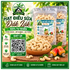 500g ĐIỀU SỮA ĐAKLAK ĐÃ TUYỂN CHỌN KỸ MTSHOP