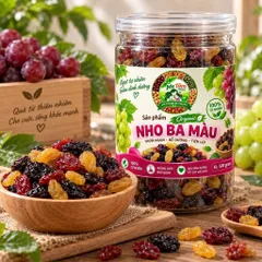 500g NHO KHÔ 3 MÀU NHÀ MẸ TÔM STORE