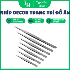 nhíp gắp đồ ăn, nhíp decor trang trí món ăn và pha chế (TH752)