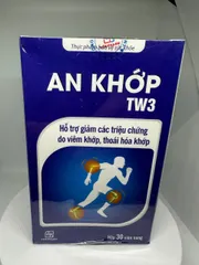 AN KHỚP TW3 – VIÊN UỐNG AN KHỚP TRUNG ƯƠNG 3- Hỗ trợ Giảm Đau khớp, Thoái Hoá Khớp - Hộp 30 Viên