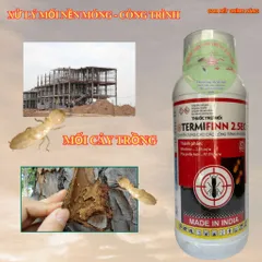 (Chính hãng) TERMIFINN 2.5EC 1 lít - Chuyên phòng chống Mối Công Trình - Mối cây trồng - xuất xứ Ấn Độ