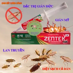 (Chính hãng) ZENTEK 35g - Thuốc diệt gián đức (gián nhỏ li ti) - Gián Mỹ - nhập khẩu Hàn Quốc- 1 Tuýp