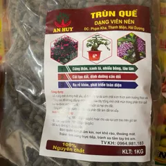2kg Phân trùn quế viên nén cao cấp đã xử lí dùng cho cây trồng hoa lan cây cảnh