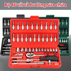 Bộ Tua Vít Sửa Chữa 46 Món - Dụng Cụ Hữu Ích Giúp Bạn Sửa Chữa Xe Máy,Xe Đạp,Ô Tô 