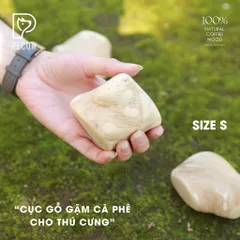 Cục gỗ gặm cà phê cho thú cưng đủ kích thước - Chăm sóc răng miệng, Giảm căng thẳng