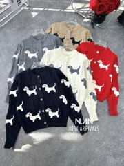 Áo khoác len cardigan nữ hình cún hàng chuẩn đẹp