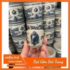 Chén thờ cúng - Chén cúng lẻ các màu men - chén rồng , chén sen , chén cuốn thư Bát Tràng