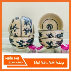 Đồ thờ cúng - bát cúng men rạn gốm sứ Bát Tràng
