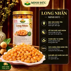 Long nhãn Ôm Sen Hưng Yên, nhãn sấy khô - Nhãn lồng Hưng Yên - 500g