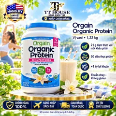 BỘT ĐẠM THỰC VẬT HỮU CƠ ORGAIN ORGANIC PROTEIN HŨ 1.22KG NỘI ĐỊA MỸ