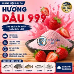 Tinh Mùi Dâu Đậm Đặc – Siêu dụ Rô Phi, Trắm, Chép, Trôi – Hương Liệu Câu Cá | Feed Flavor Fruit 999