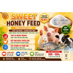 Sweet Honey Feed - Phụ gia siêu ngọt dùng trong thức ăn chăn nuôi, thủy sản, thú y | Hương mật ong