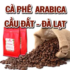 cà phê arabica cầu đất, cà phê cầu đất, cà phê arabica, cafe rang mộc, cà phê Arabica rang mộc
