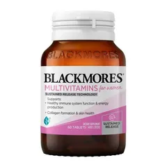 Blackmores Multivitamin For Women - Hỗ trợ hình thành collagen và sức khỏe làn da chính hãng Úc