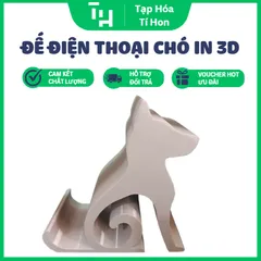 Giá Đỡ Điện Thoại Chú Chó In 3D Đa Sắc – KHẮC TÊN THEO YÊU CẦU làm quà tặng, decor góc làm việc siêu xinh