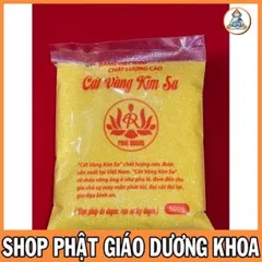 10 Bịch cát vàng kim sa để Lư hương thờ cúng bàn thờ 0.5 kg