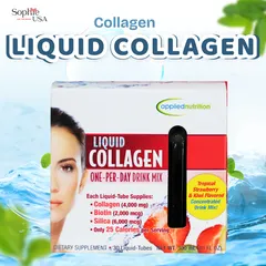 (HỎA TỐC) Collagen Cô Đặc Liquid Collagen One Per Day - Hộp 30 Ống Mỹ