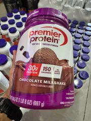 Premier Protein 100% Whey Protein Powder –697g Chocolate Milkshake (bột protein vị sô-cô-la) 