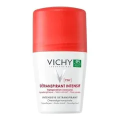 (Hàng ngoại) Lăn Khử Mùi Vichy Detranspirant Intensif 72h 50ML - Ngăn Ngừa Mồ Hôi, Hương Thơm Dễ Chịu, Thích Hợp Cho Da Nhạy Cảm