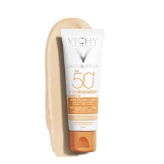 (Hàng ngoại) Kem Chống Nắng Vichy Capital Anti Dark Spot 3in1 50mL - Bảo Vệ Da SPF 50, Giảm Đốm Nâu, Phù Hợp Với Da Nhạy Cảm