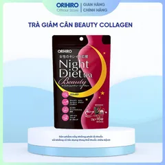 Trà giảm cân Beauty Collagen Orihiro 16 gói