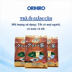 Trà Lá Ổi ORIHIRO Hỗ Trợ Giảm Cân, Hỗ Trợ Đường Tiêu Hóa - Ngăn Ngừa Các Bệnh Tim Mạch 60 Gói/Túi