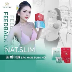 Giảm cân Nat Slim chính hãng Vicicorp (Natslim & Nat.slim x3)