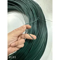 1 Kg Dây thép bọc nhựa màu xanh 2.5 li uốn dẻo