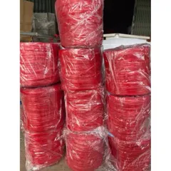 10 cuộn dây nilong, dây khâu, dây dứa buộc hàng màu đỏ