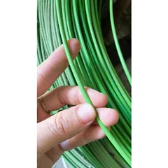 10 Mét dây thép bọc nhựa màu xanh lá không rỉ loại 3.5 li bền đẹp