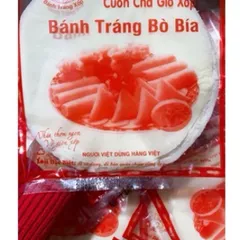 10 gói gồm 300 lá bánh cuốn bò bía size 20cm - Bánh đa nem bò bía thơm ngon