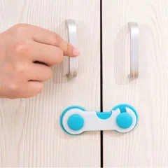 2 Móc tủ lạnh - chốt khoá tủ, ngăn kéo tủ an toàn cho mọi nhà