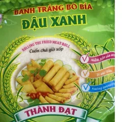 10 Gói bánh tráng bò bía đậu xanh - Bánh bò bía đậu xanh