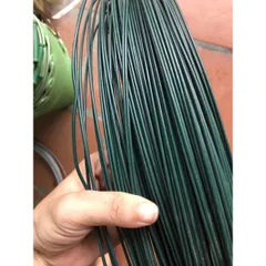 10 Mét dây thép bọc nhựa màu xanh loại 2.5li và 3.5li - Dây thép đa năng