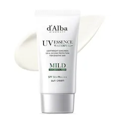 (Hàng Ngoại) Kem Chống Nắng Dịu Nhẹ Cho Da Nhạy Cảm d'Alba Waterfull Essence Sunscreen SPF50+ PA++++ 50ml