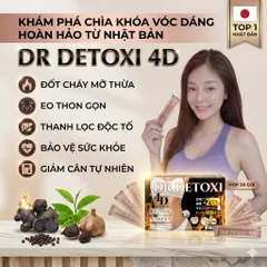 Viên Uống GIẢM CÂN DR DETOXI 4D Diet Supplement Nhật Bản - Đốt Cháy Mỡ Thừa, Kiểm Soát Cân Nặng Hiệu Quả 