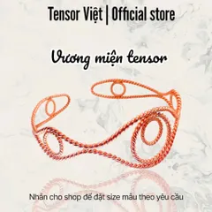 (Phạm Tráng Tensor Việt) Vương miện tensor đội đầu 144mhz đồng đỏ nguyên chất. Mẫu order 102402
