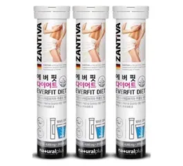 (Hàng ngoại) Viên Sủi Giảm Cân Zantiva Everfit Cao Cấp Từ Đức - Hỗ Trợ Giảm Cân Tự Nhiên, Cung Cấp Dinh Dưỡng, 20 Viên