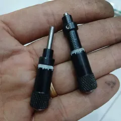 2 cái panme nhỏ đen hành trình 10mm tháo máy có khóa cài đặt vị trí