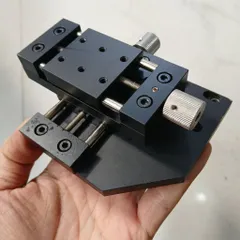 bàn trượt xy nhôm tháo máy hành trình 20mm ren mịn tháo máy
