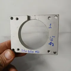 [lỗ 48] bích nhôm thép nhiều kích thước tháo máy lắp gối vòng bi động cơ trục xoay