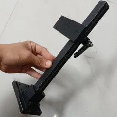 [300mm] chân trụ nhôm rỗng đứng có thước khóa nhanh chỉnh độ cao thí nghiệm giảng dạy mô hình