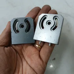 cặp pad trục xoay rãnh hạt đậu xoay giữ vị trí tháo máy nhôm anode