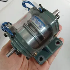 bộ ly hợp kèm thắng từ Ogura Japan tháo máy trục 8 24V 4 trạng thái truyền động xoay có đế ốc m6