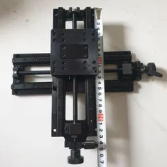 trục z bàn trượt ray bản 9 dài 230 hành trình 150 vít me bi phi 8 bước 2 won Korea chế bàn xy phay tiện mini cnc